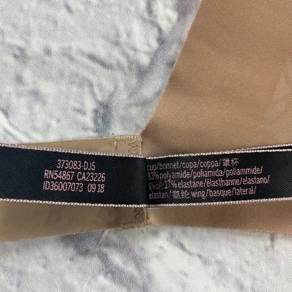 VICTORIA'S SECRET SEXY ILLUSIONS NUDE LIGHTLY LINED DEMI BRA 32C - Picture 11 of 11